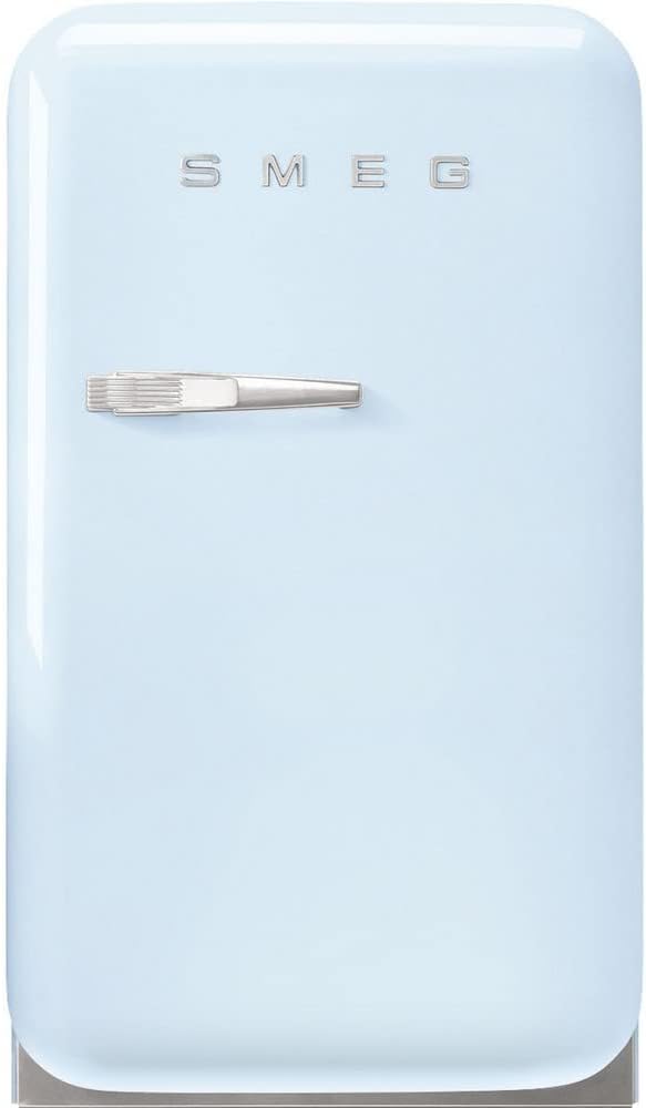 Smeg, Lodówka, FAB5RPB5, 34 litrów, 40 dB, Błękitny, oświetlenie LED