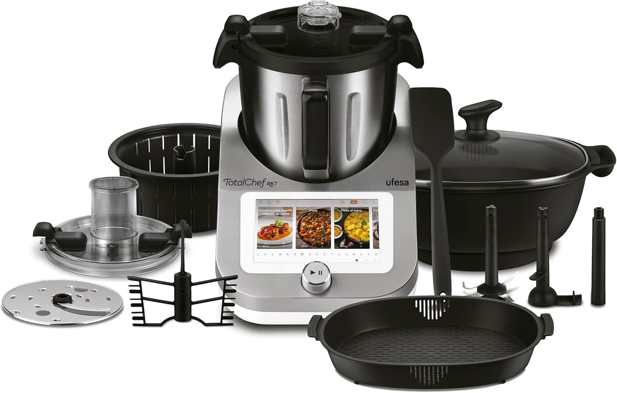 Ufesa, Robot kuchenny, RK7, 4.5 l, 2000 W, 5 kg, Srebrny / Biały, Wi-Fi