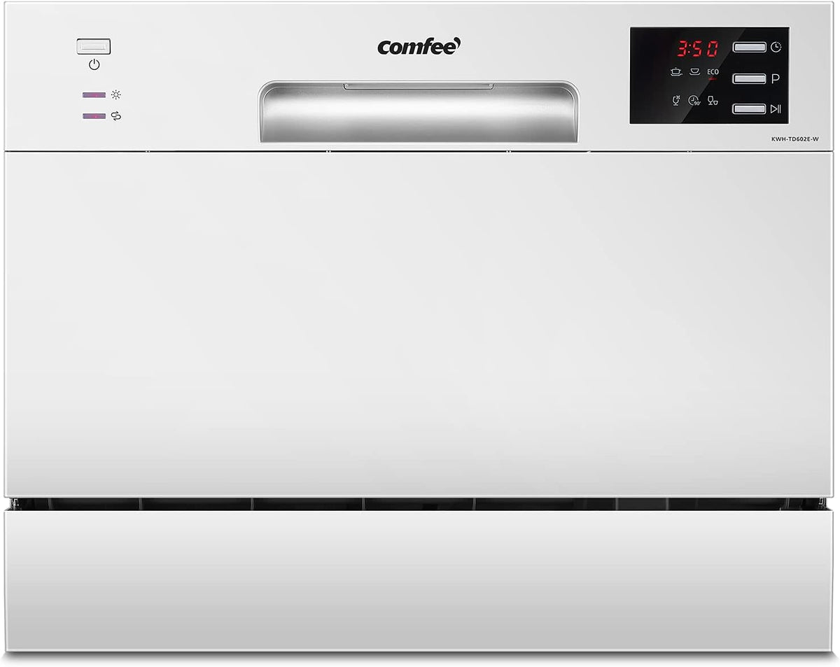 Comfee, Pralka, TD602E, 250 mm, Biały, oświetlenie LED