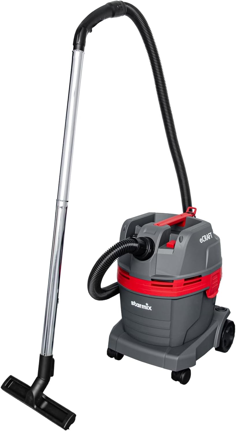 Starmix, Odkurzacz, 1400 W, 22 l, 3400 cm, Szary/Czarny/Czerwony