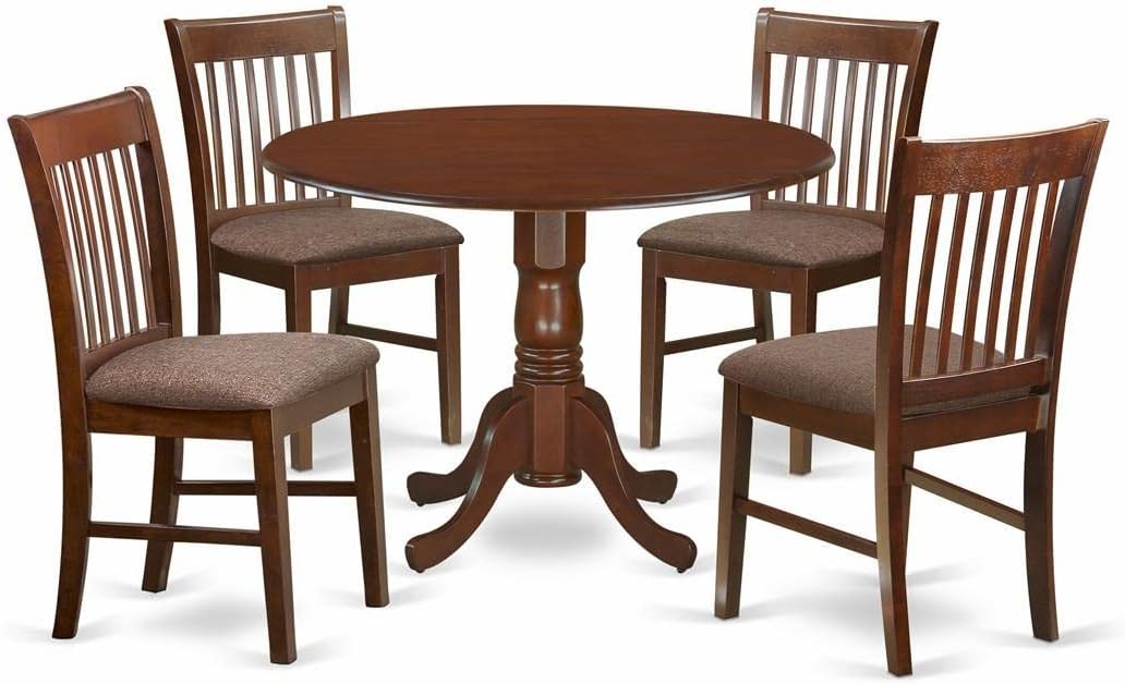 East West Furniture, Zestawy noży kuchennych, DLNO5-MAH-C, Mahoń