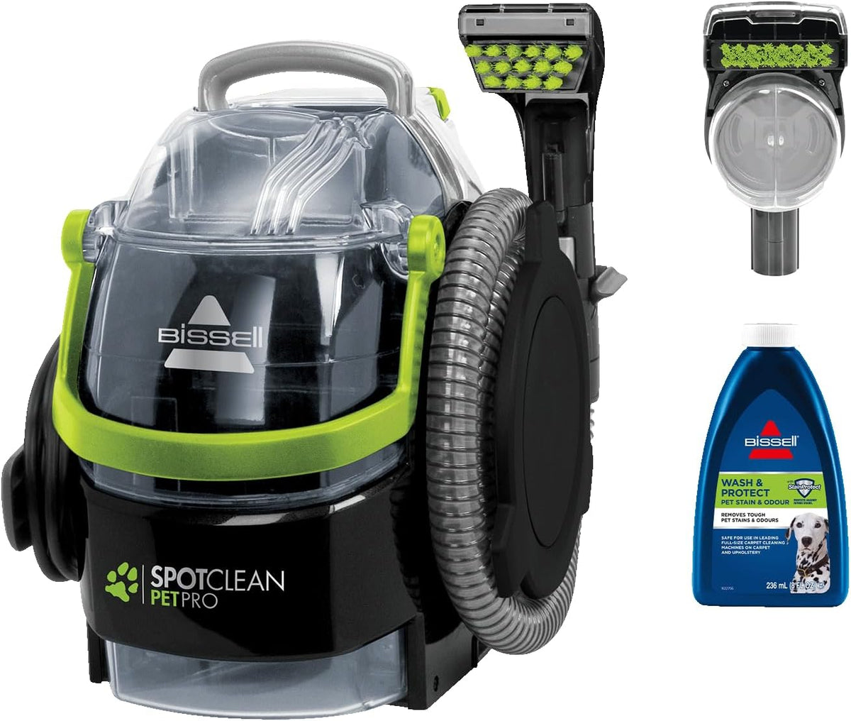 Bissell, Odkurzacz, 750 W, 236 ml, 8 cm, Szary