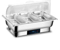 WOLWES, Kredens, 8QT, 50 x 36 x 26 cm, 9 l, Srebrny, stal nierdzewna