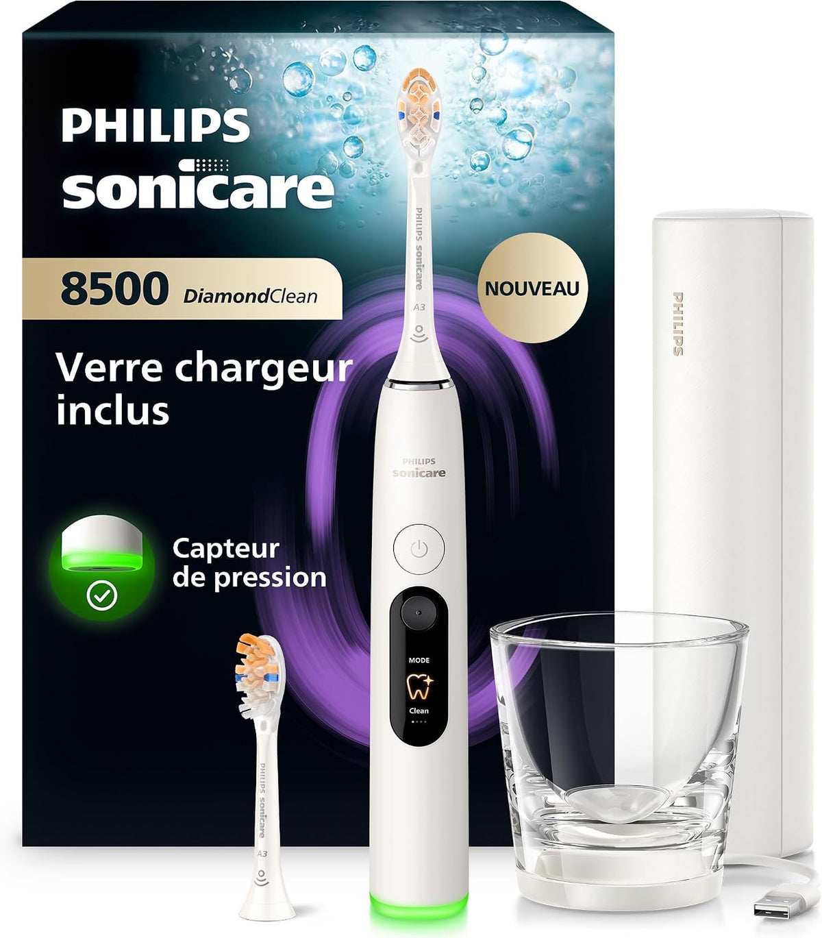PHILIPS, Sonic, HX8514, Biały