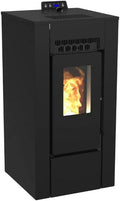LVZ, Ogrzewanie granulowane, IP65, 1,80 kg, 9 kW, Czarny