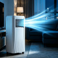 Klimatyzator przenośny, GIOFEOIK, 12000 BTU, 25 m, 1000 W, Biały