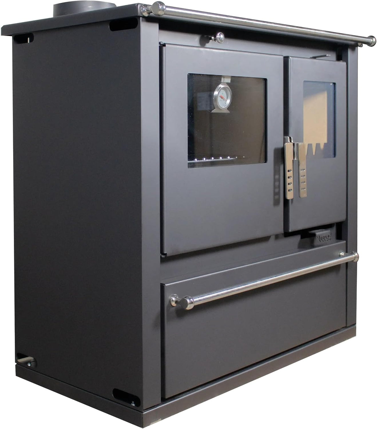 Nana IF, Kominek elektryczny, 7,7 kW, 830 x 500 x 860 mm, 95 kg, Czarny
