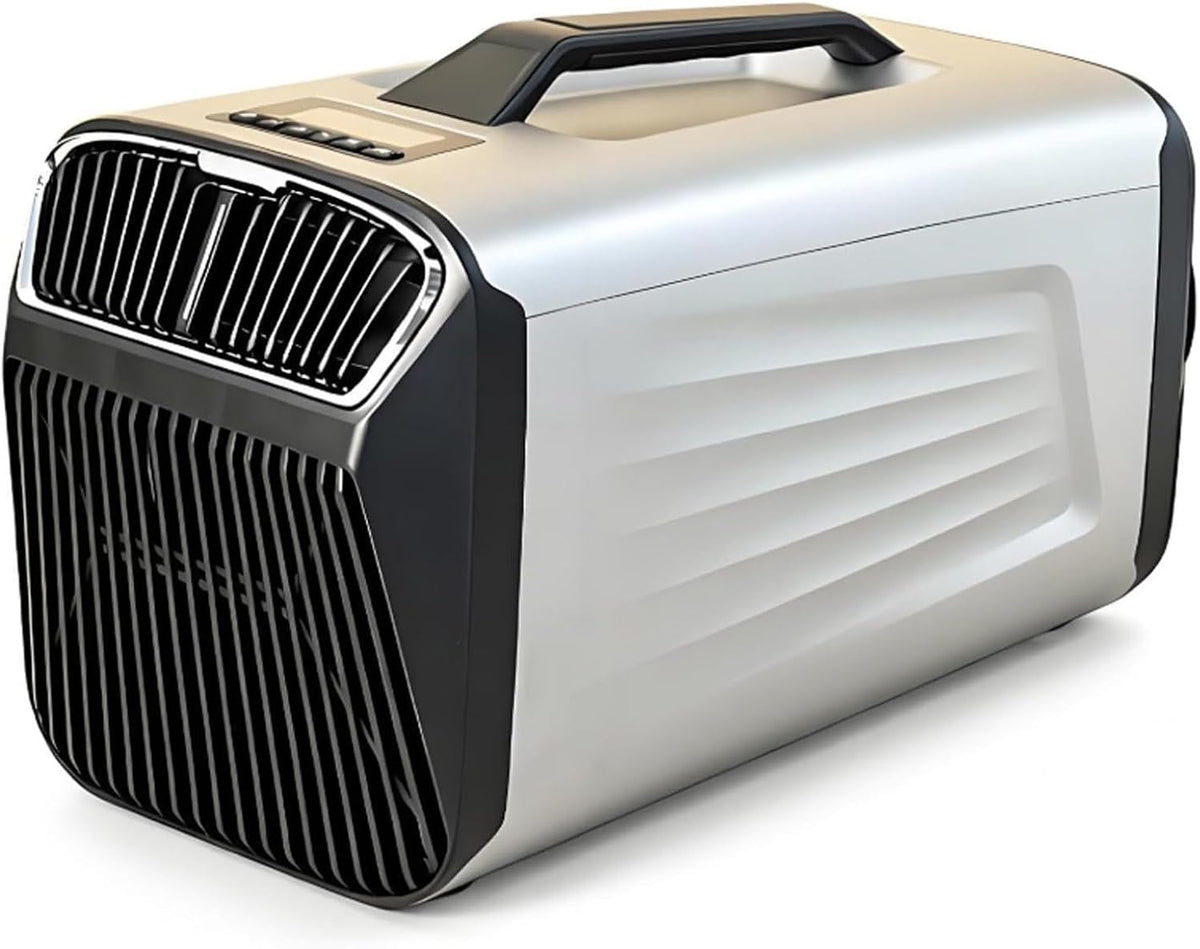 Klimatyzator, Cashwise, 12 V, 400 W, 57,5 x 28,9 x 34,9 cm, Srebrny, pilot zdalnego sterowania