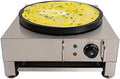 MJMLUCK, Crêpeiers Przewodniczący, 40 cm, 110 V, 1,65 kW, Brązowy, stal nierdzewna
