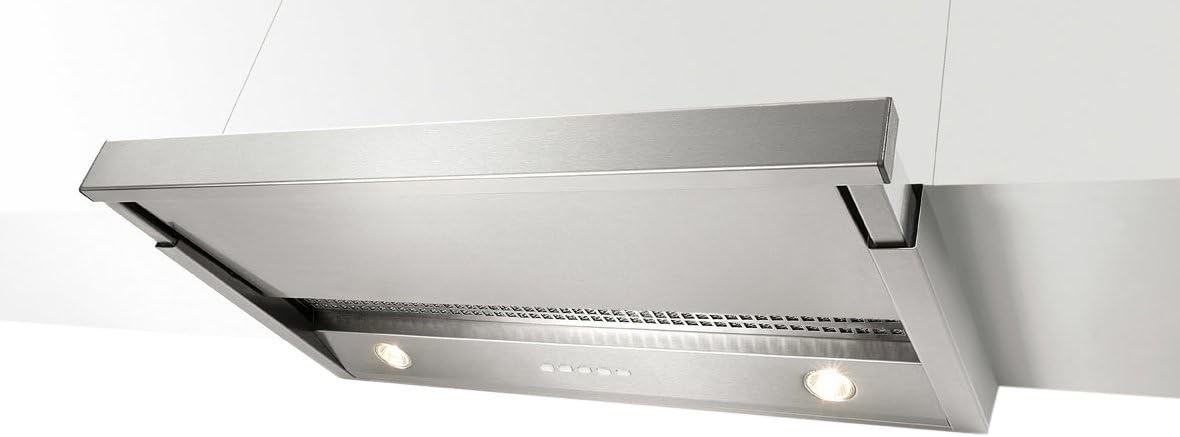 NOVY, Okap kuchenny, 36 dB, 650 mm, Srebrny, stal nierdzewna