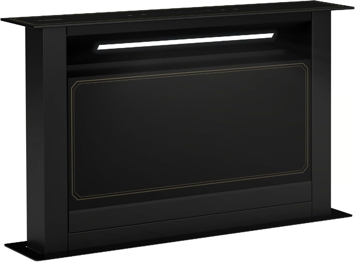 Okap kuchenny, KLARSTEIN, 52 dB, 60 x 73 x 10,9 cm, 120 W, Czarny, oświetlenie LED