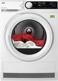 Suszarki z pompą ciepła, TR839T4PBC, AEG, 9 kg, Biały