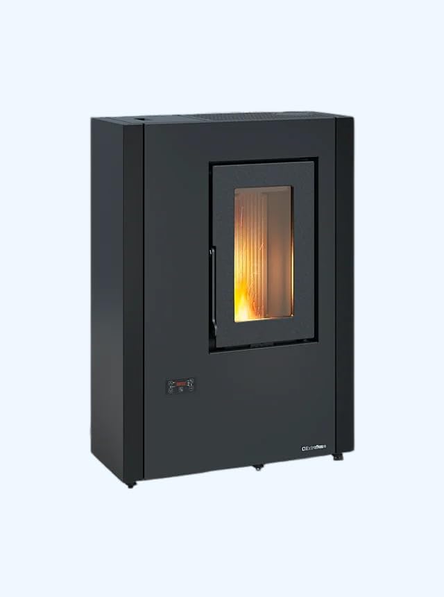 Kuchenki z piekarnikiem, Extraflame, 290 mm, Czarny