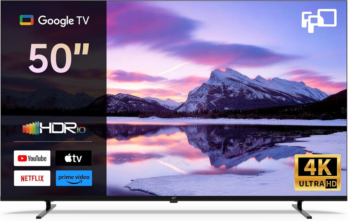 FPD, Telewizor Smart TV, CG50, 50 cali, Czarny, USB, pilot zdalnego sterowania