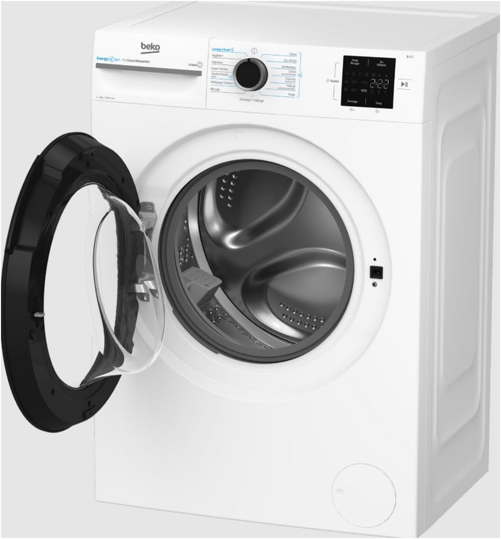 Beko, Pralka, BM3WFU47411B, Czarny