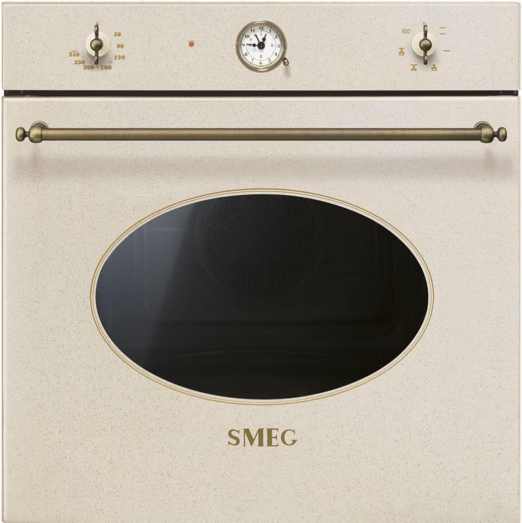 Smeg, Piece konwekcyjne, SF800AVO, 72 l, Beżowy/Czarny