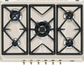 Smeg, Płyta grzewcza, SRV876AVOGH2, 2,55 kW, Czarny/Kremowy