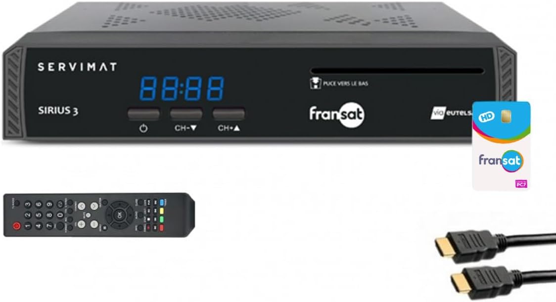 Servimat, Telewizor Smart TV, PC7, 2 M, 12 V, Czarny