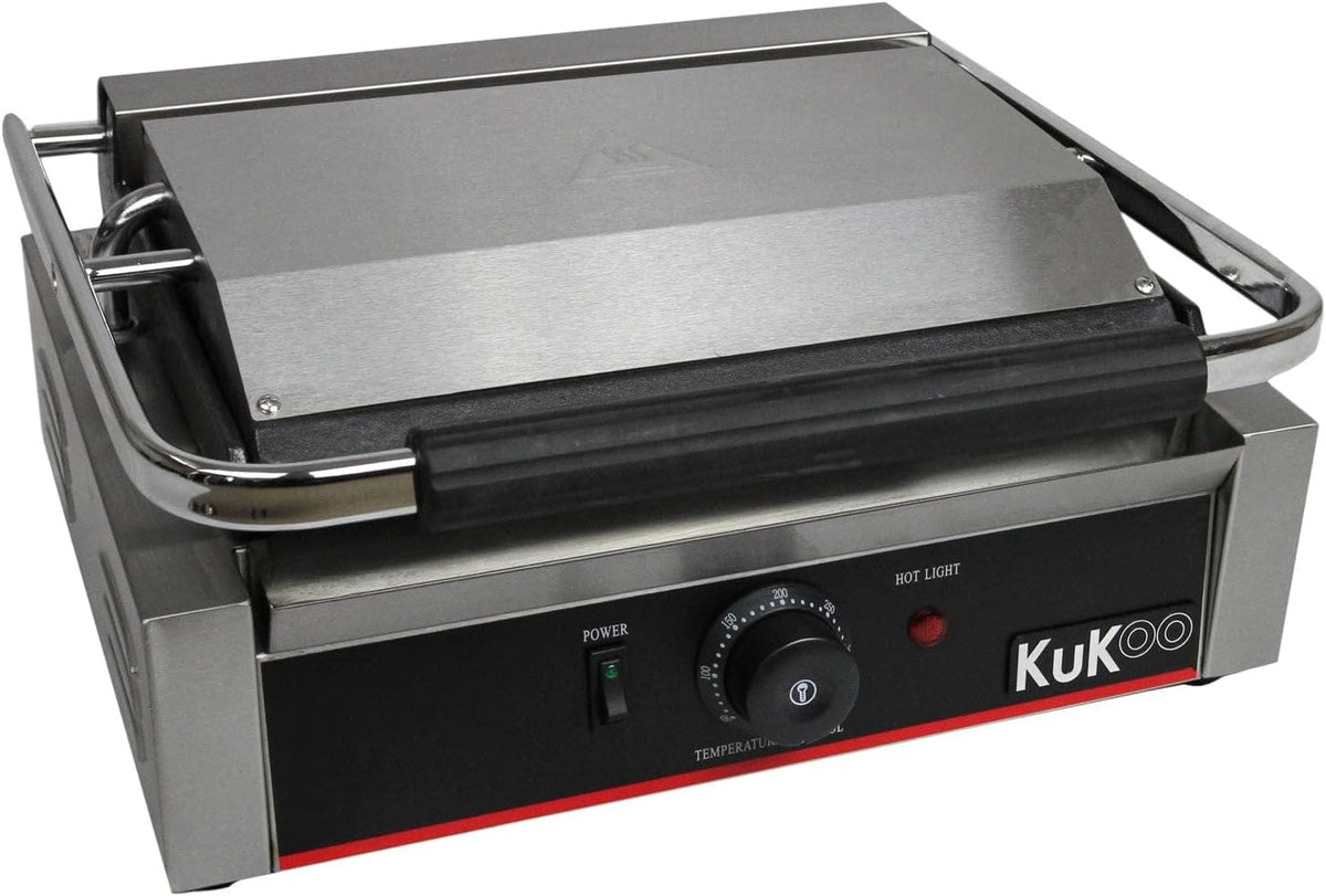 KuKoo, Prasy do kanapek i panini, 2,2 kW, 43 cm, Czarny, stal nierdzewna, funkcja grilla