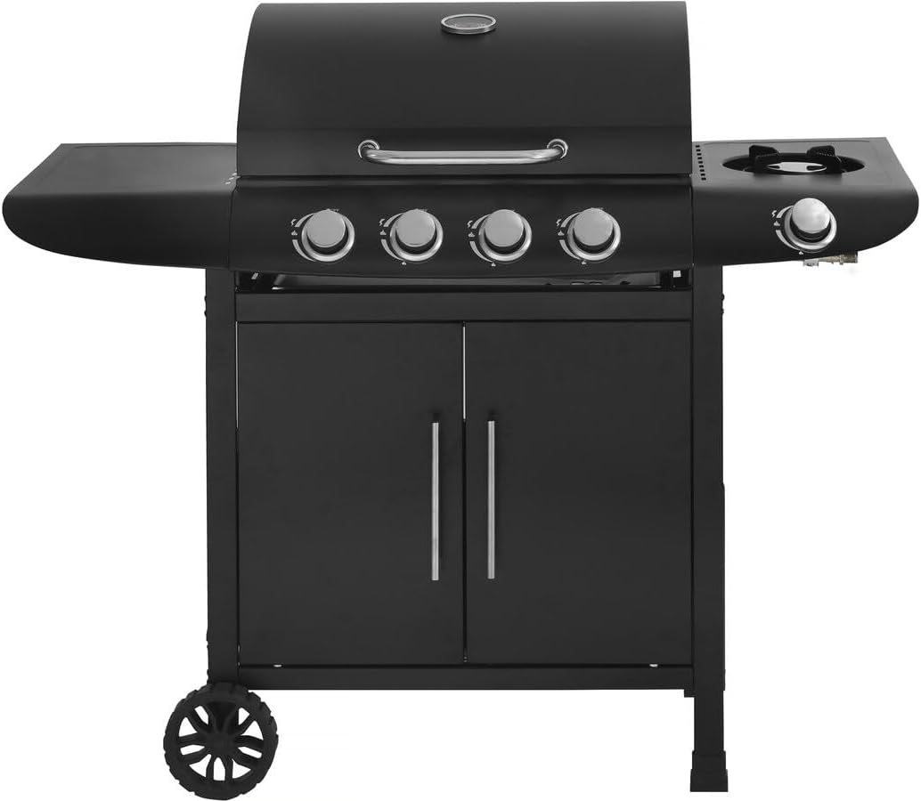 Habitat et Jardin, Grille gazowe, 14,5 kW, 58 x 41 cm, Czarny, funkcja grilla