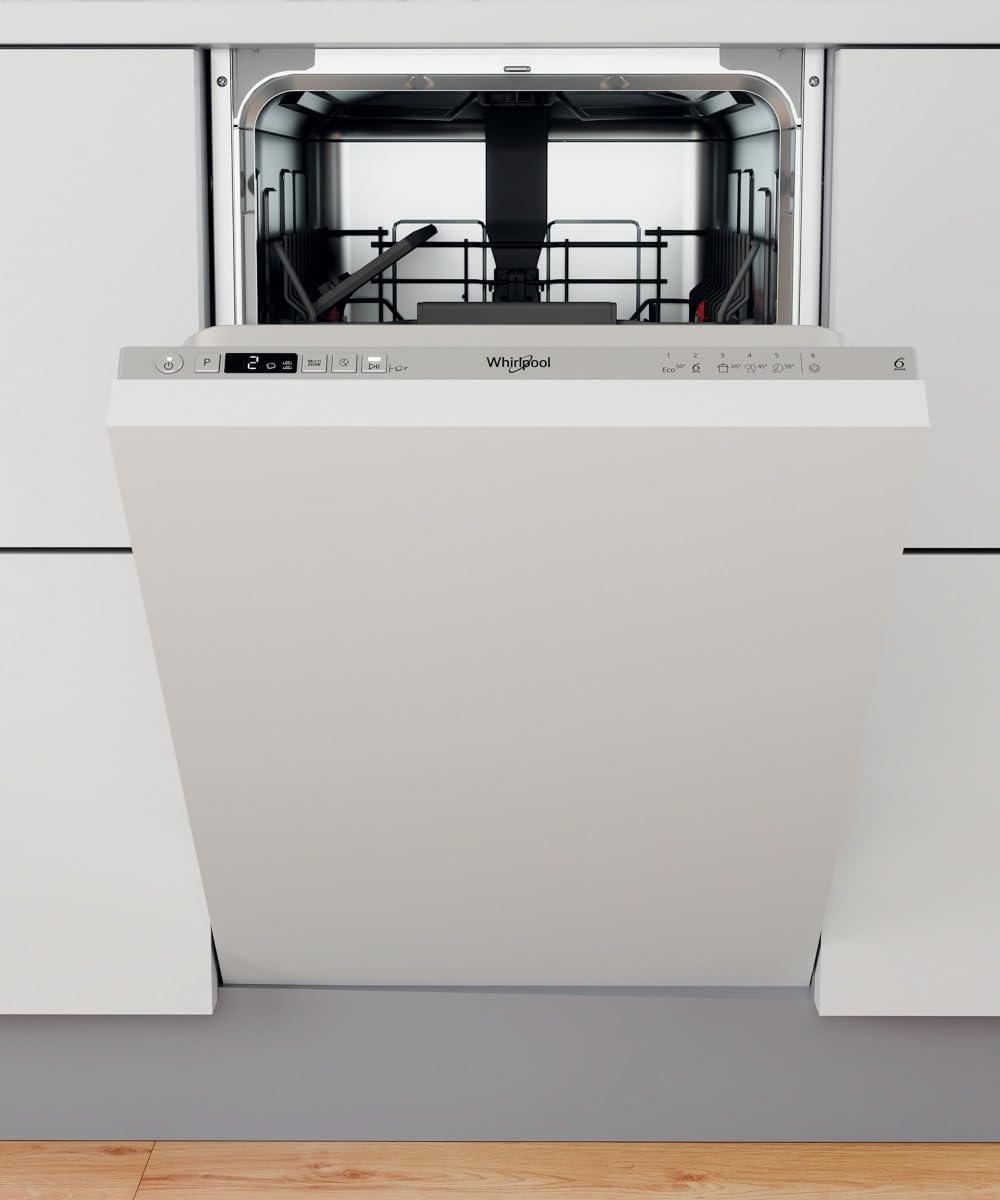 Zmywarka, 3M27, Whirlpool, 45 cm, Biały