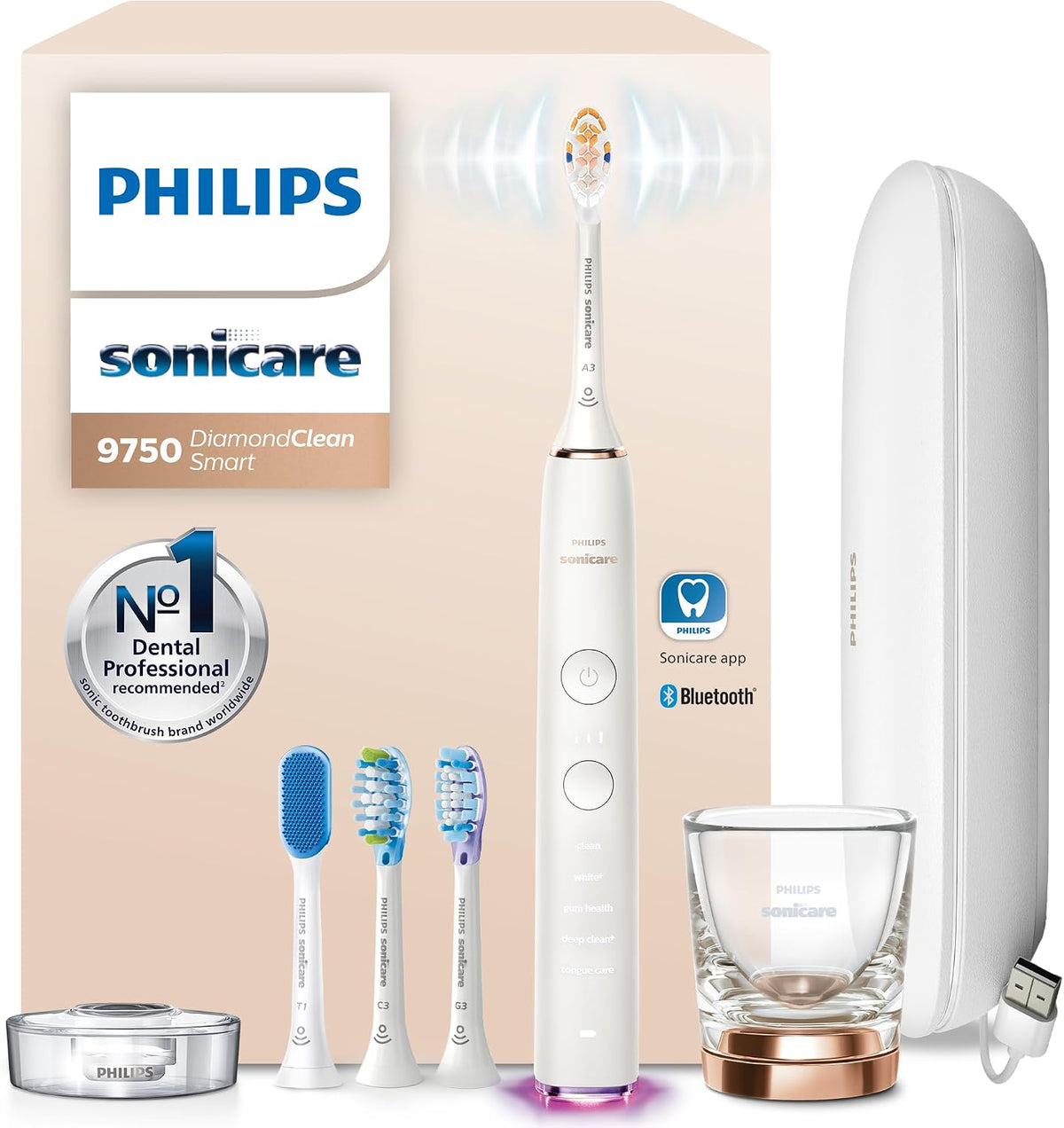 Philips Sonicare, Sonic, Różowy / Złoty