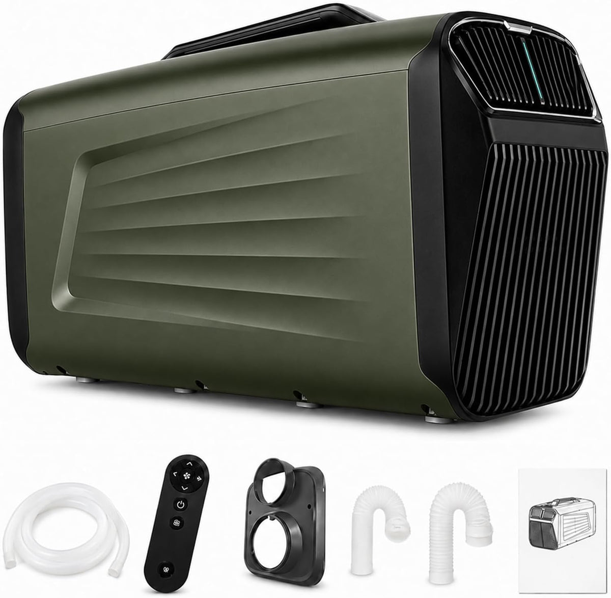 JIMINHUIXIN, Klimatyzator przenośny, V/24, 12 V, 400 W, 5200 BTU, Biały