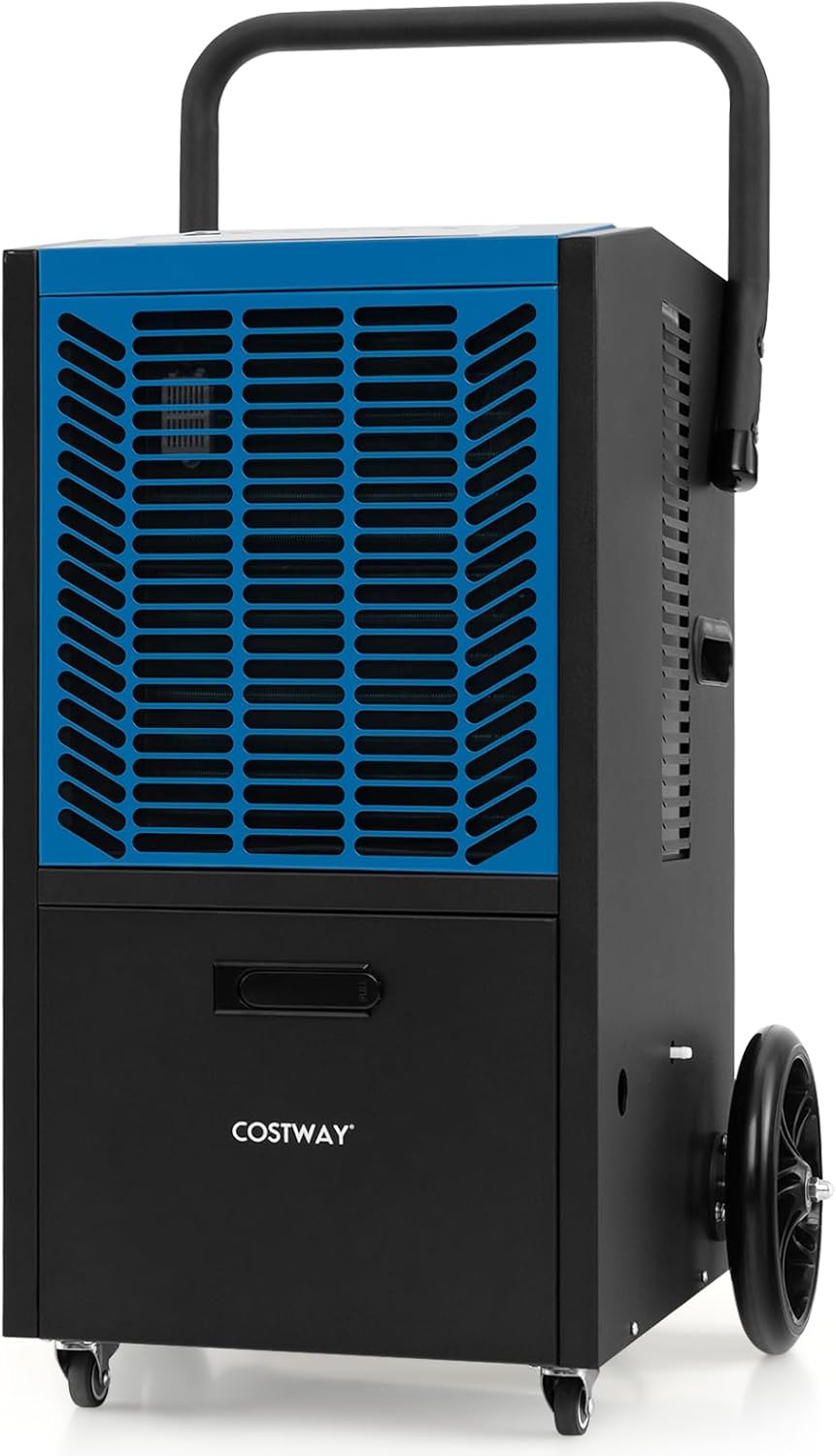 Osuszacz powietrza, COSTWAY, 66 l, 418 m, Niebieski