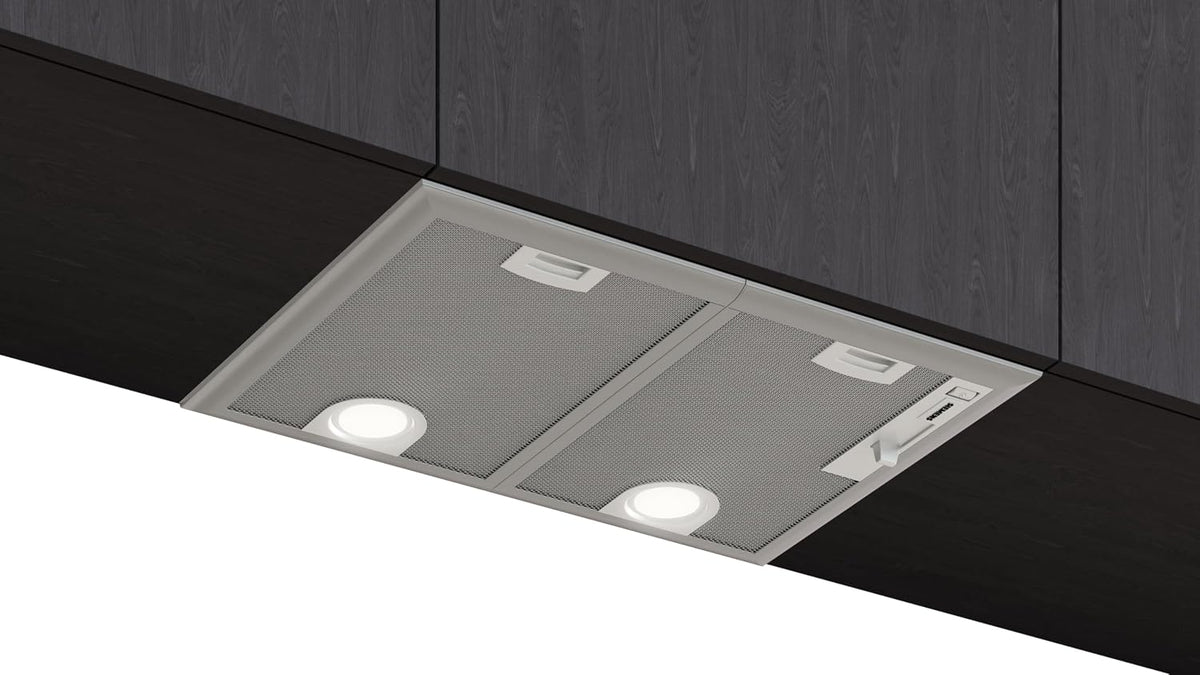 Okap kuchenny, LB55566, SIEMENS, 53 cm, Czarny, metal, oświetlenie LED