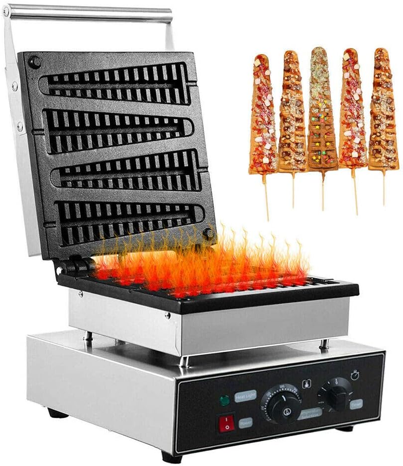 YUEWO, Gofrownice i opiekacze, 1750 W, 31x41x24 cm, 240 V, Czarny