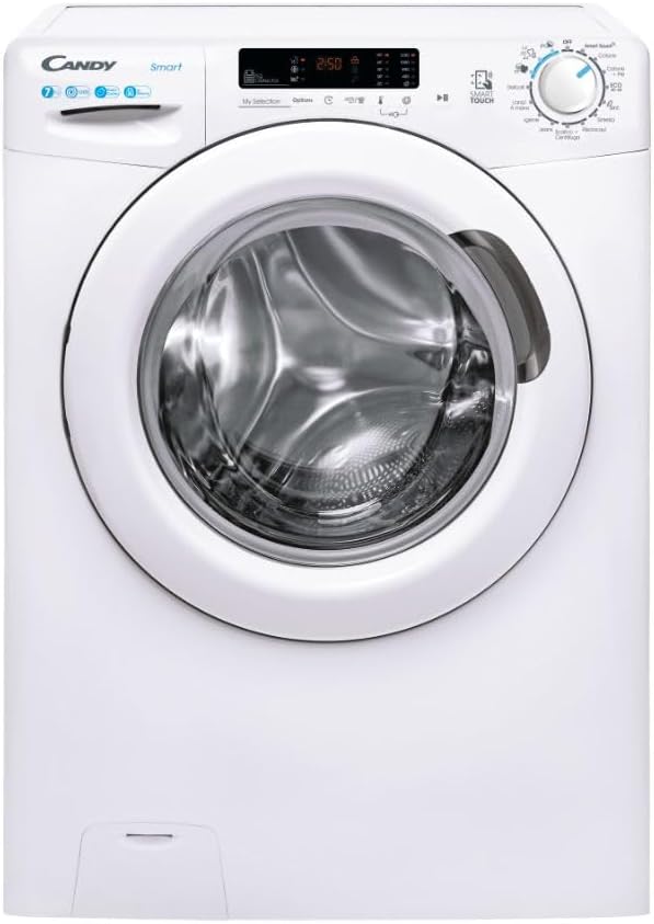 Pralka, 1272DW3, CANDY, 85x60x45 cm, 7 kg, 79 dB, Biały