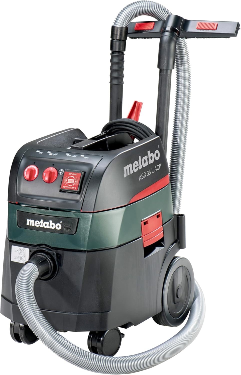 metabo, Odkurzacz, 35 l, Czarny, automatyczne wyłączanie