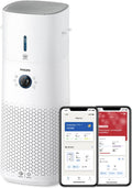 PHILIPS, Oczyszczacz powietrza, AC3737/10, 131 m, 2 W, Biały, 2 w 1