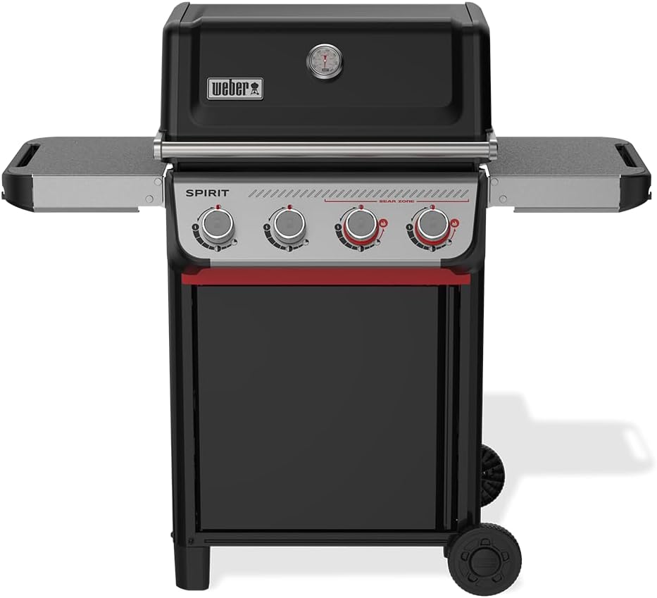 Weber, Grille gazowe, E-425, 8200 W, Czarny, funkcja grilla