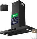 CIARRA, Okap kuchenny, CBB9102-P, 90 cm, Czarny, oświetlenie LED, Wi-Fi