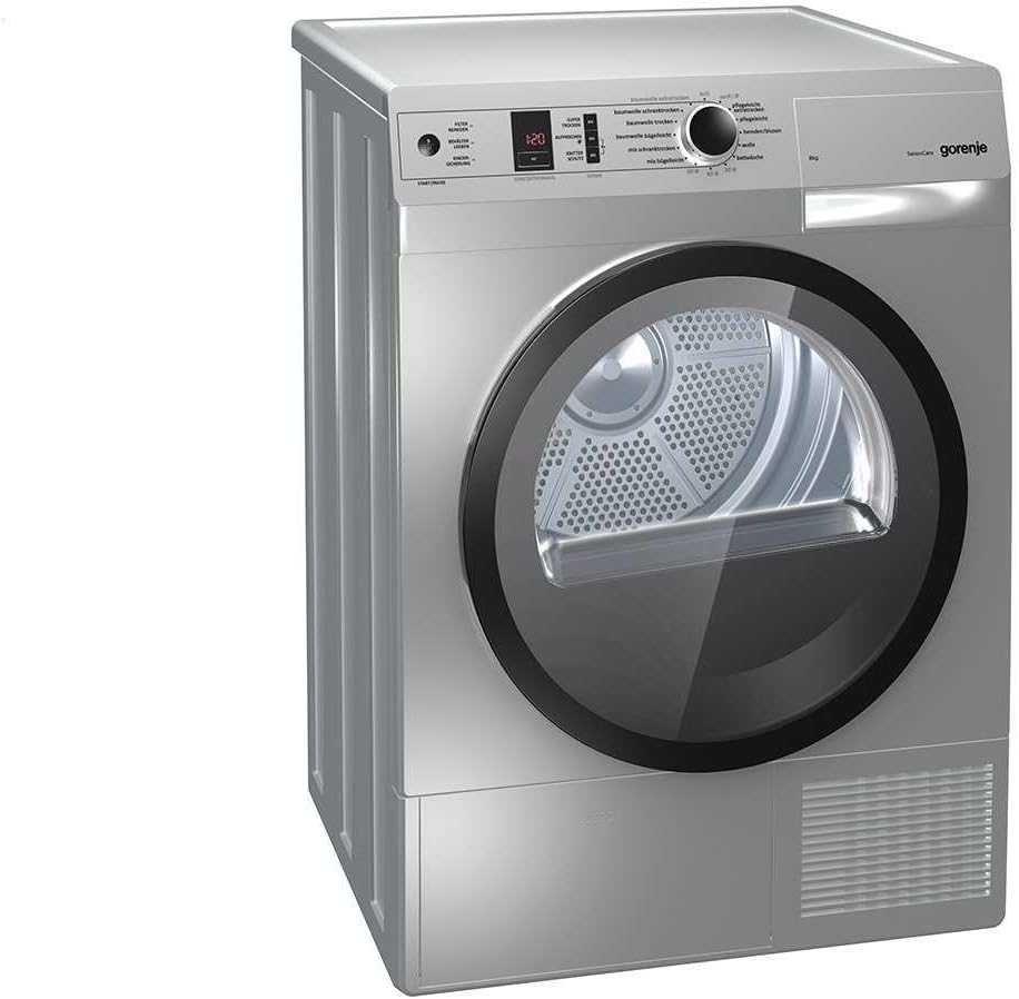 Gorenje, Suszarki kondensacyjne, F66, 85 x 60 x 60 cm, 8 kg, Srebrny