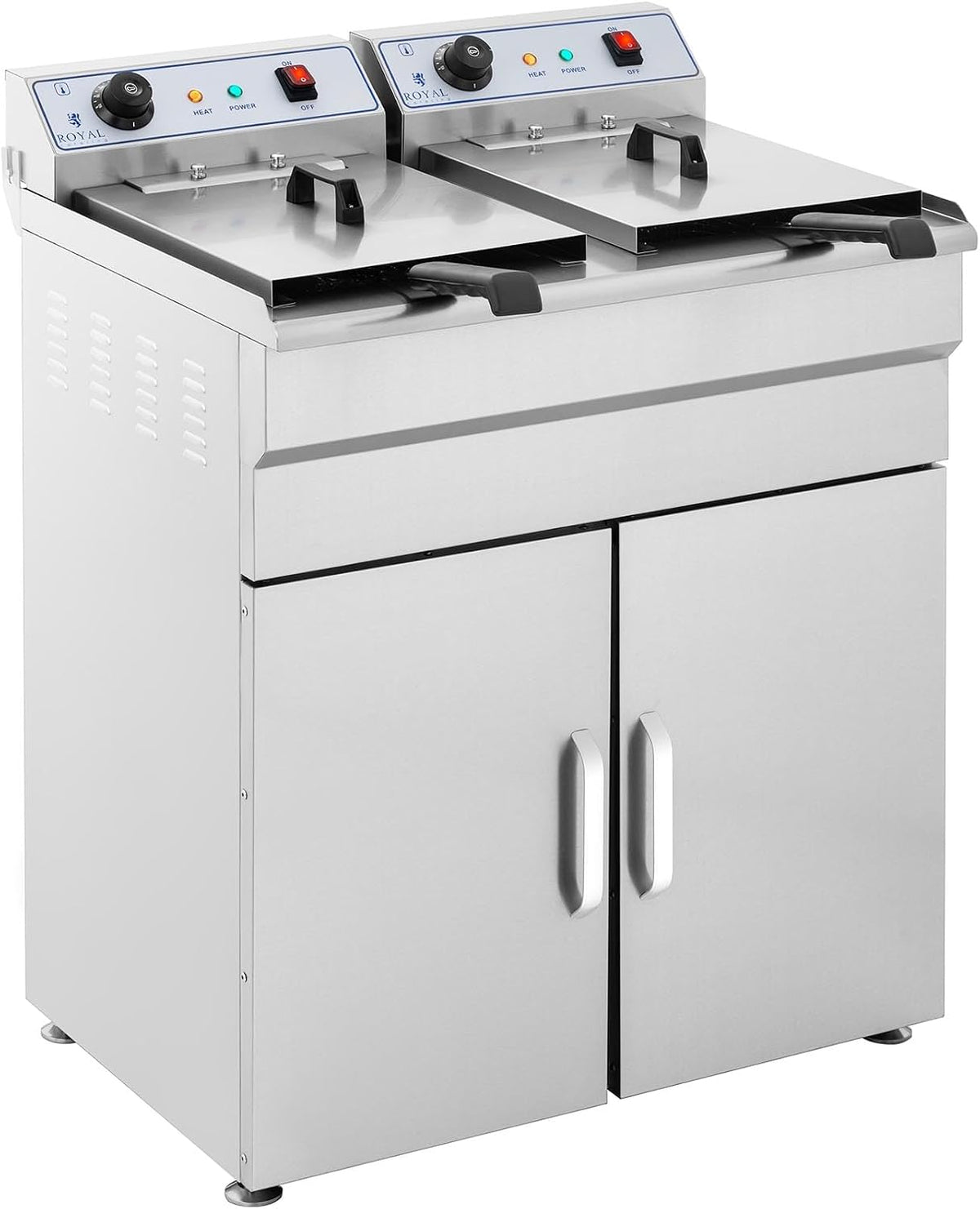 Royal Catering, Frytkownice, 16 l, 000 W, 400 V, Szary, stal nierdzewna