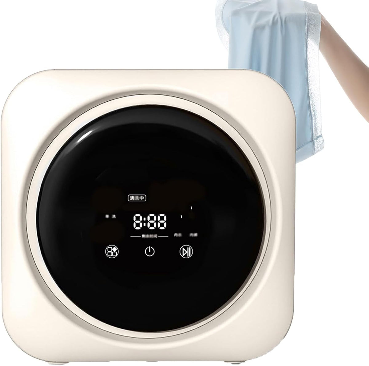 Pralka, FJYAWEN, 5 l, 36 W, 0,3 kg, Biały