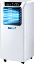WANGYYDS, Klimatyzator przenośny, 9000 BTU, 3 W, 20 m, Biały, oświetlenie LED, pilot zdalnego sterowania, 3 w 1