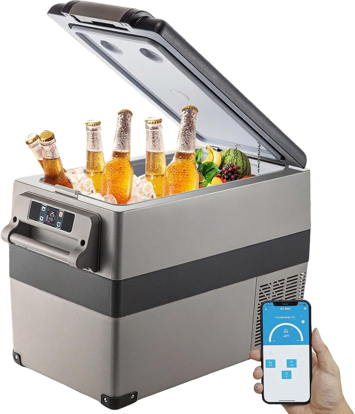 VEVOR, Minilodówka, 45 l, 6 cm, 60 W, Biały, kompresor