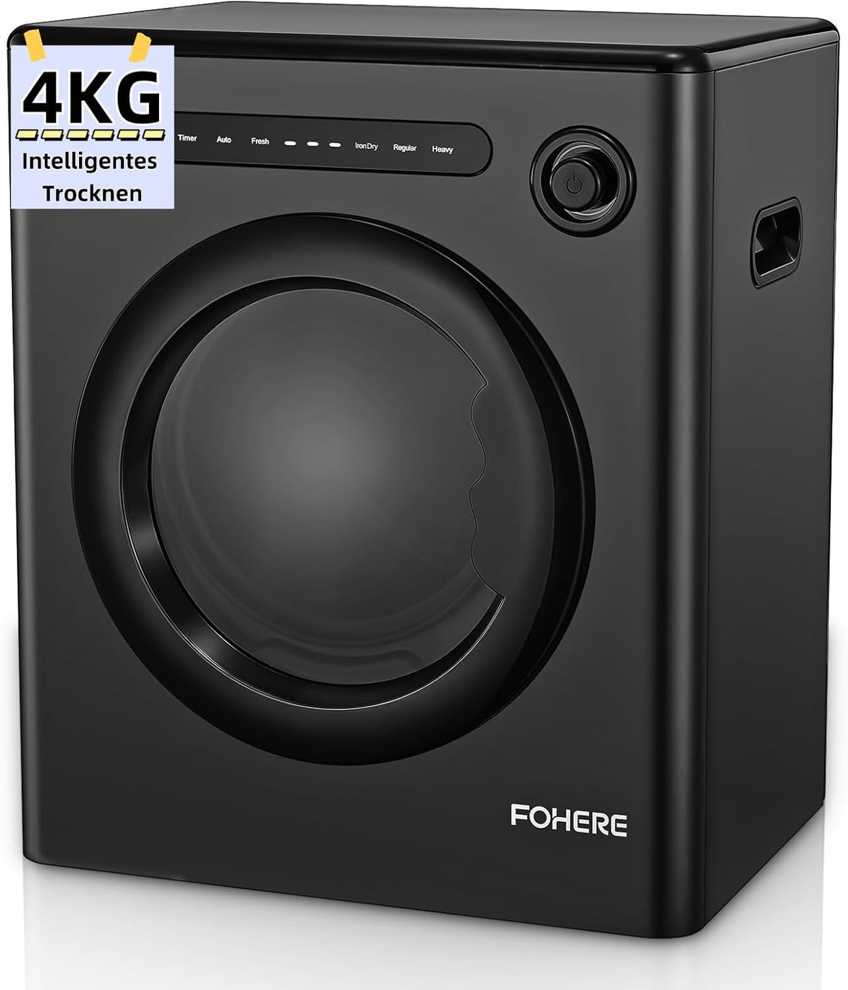 FOHERE, Suszarki wywiewowe, 1200 W, 4 kg, Czarny