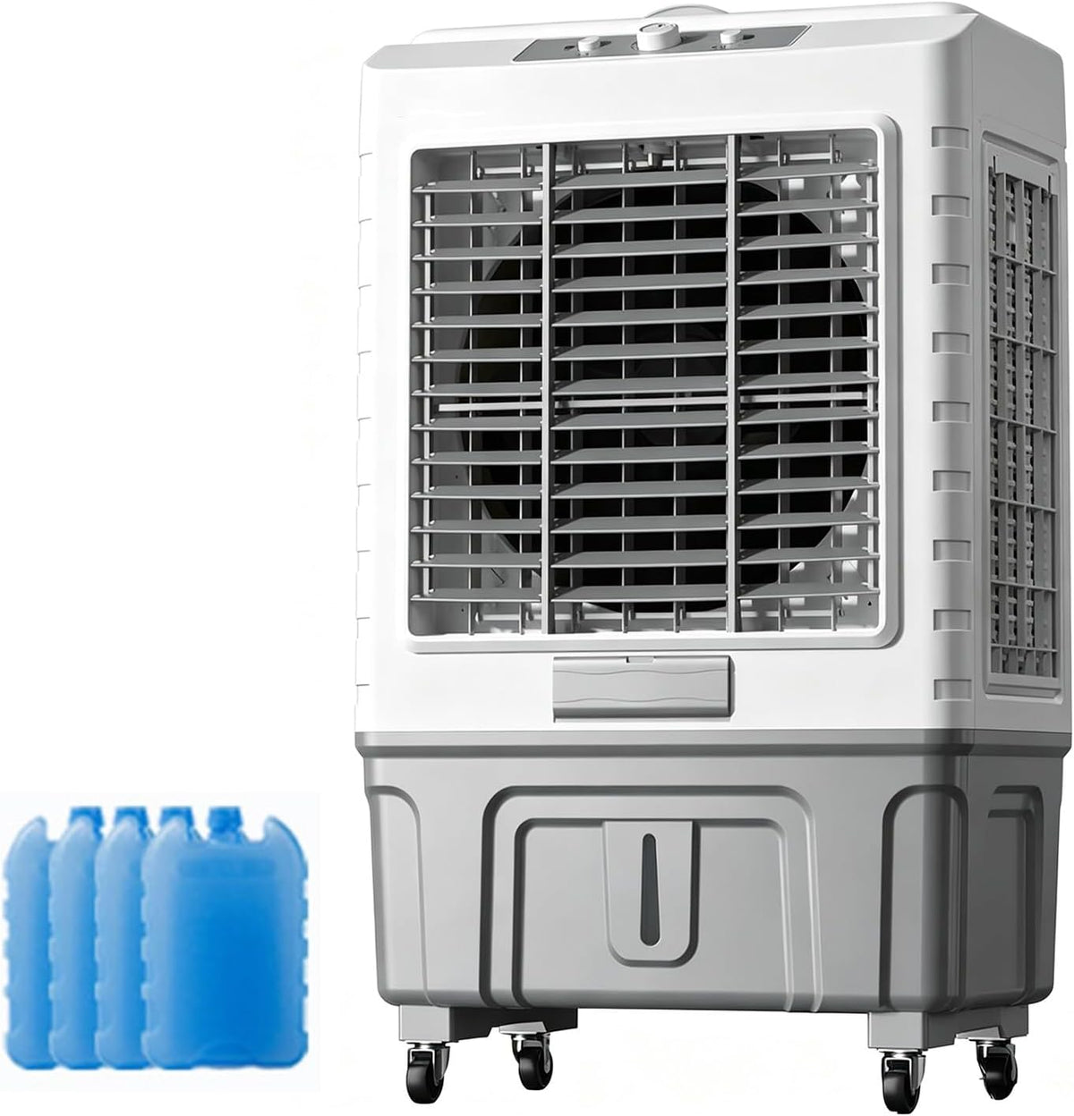 YLLSMGS, Klimatyzator przenośny, 55 l, 150 W, 10 m, Biały