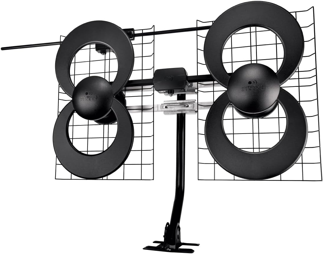 Telewizor Smart TV, IP65, Antennas Direct, 4 V, 50,8 cm, Czarny, odporność na warunki atmosferyczne