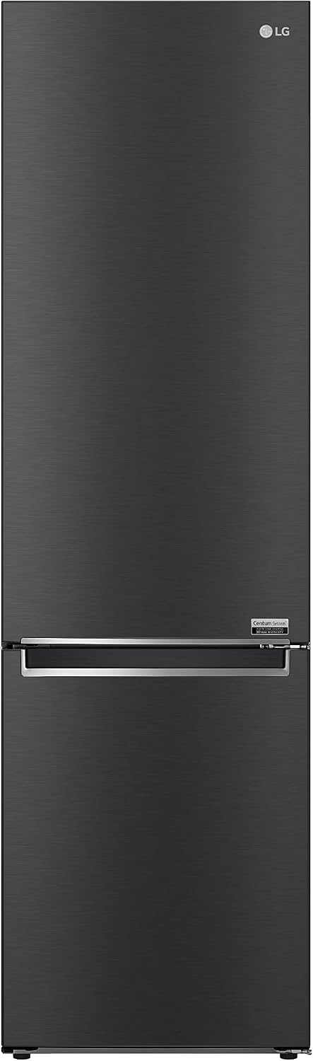 LG, Lodówka, GBB92MCBAP, 384 l, 35 dB, 59,5 x 203 x 67,5 cm, Czarny Matowy, Wi-Fi