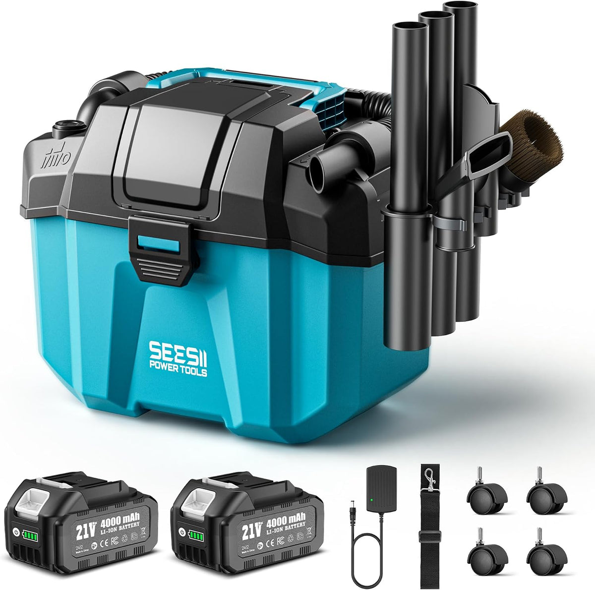 Seesii, Odkurzacz, 10 l, Czarny