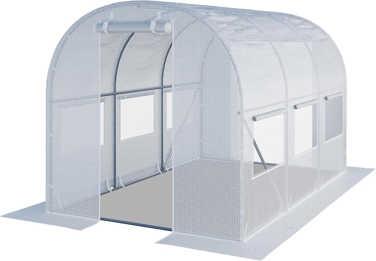 TOOLPORT, Szklarnie, 2x3 m, 180 g, Biały/Przezroczysty, ochrona UV