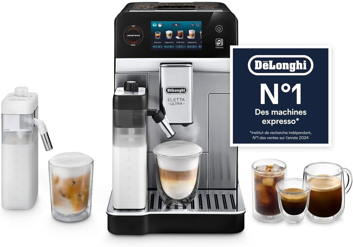 De'Longhi, Ekspres do kawy, ECAM452.67.G, Szary, metal
