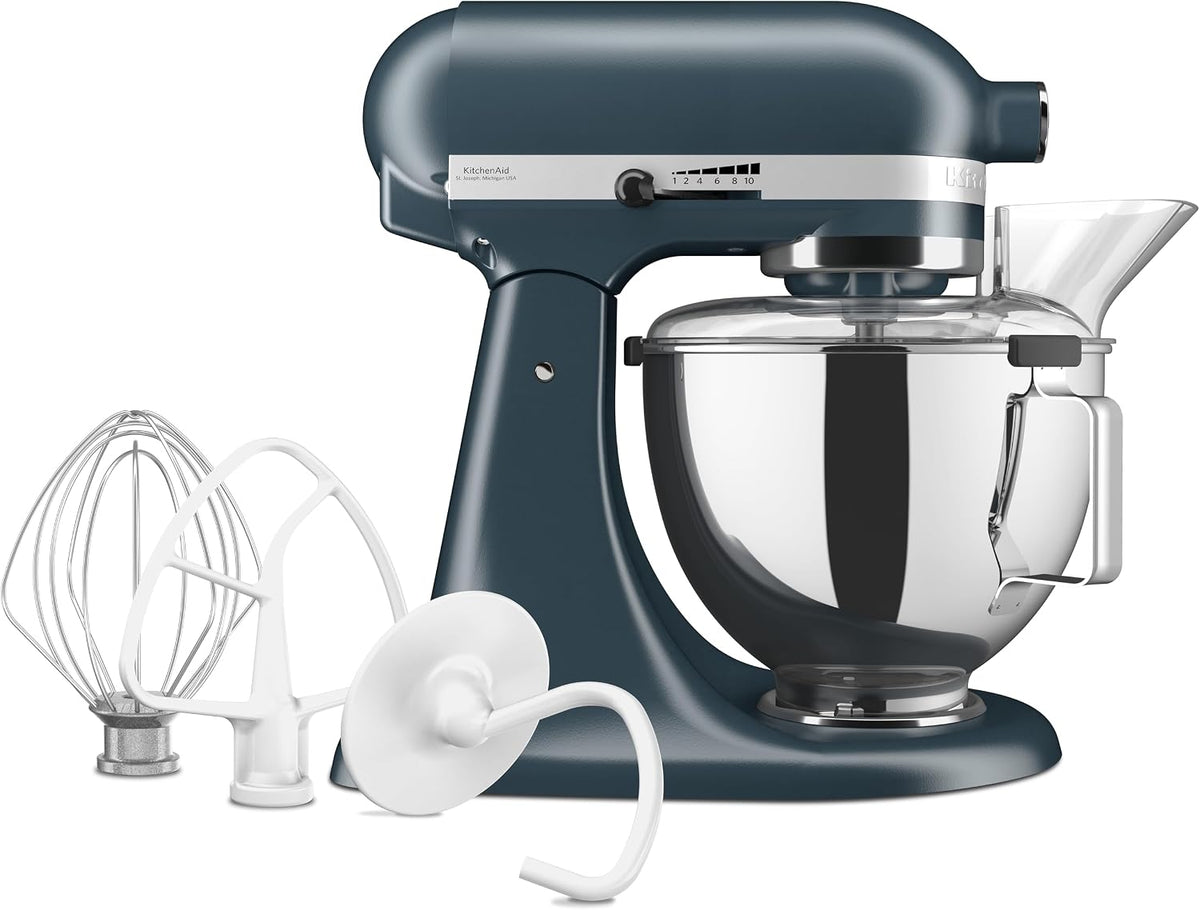 KitchenAid, Pełnowymiarowe roboty kuchenne, 5KSM95PSEBS, 4,3 L, Granatowy/Srebrny, metal