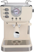 Bewinner, Maszyny do espresso-parowego, 1050 W, 280x260x195 mm, 1,5 l, Czarny / Srebrny