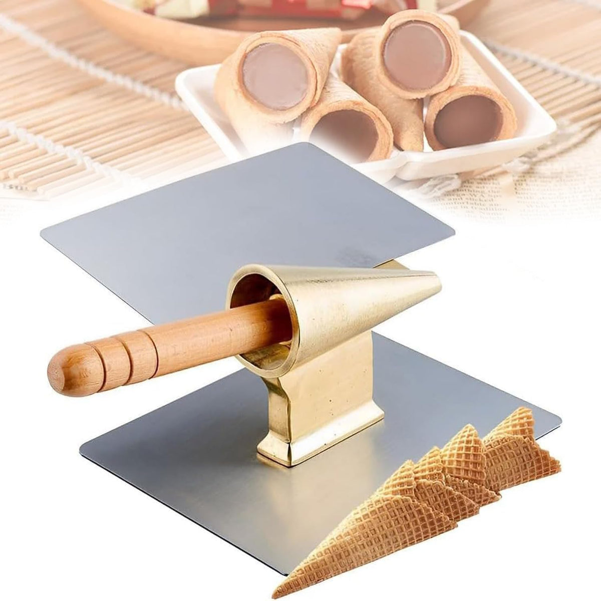 GaufriersCity in Germany, 200 x 100 x 180 mm, 4 kg, Brązowy
